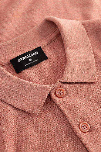 Поло мужское STRELLSON, Постельно-красный