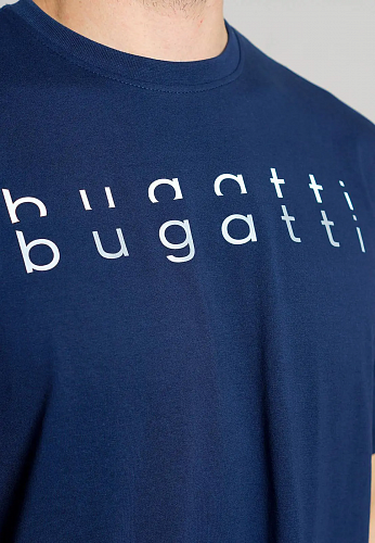 Мужская футболка Bugatti темно-синяя