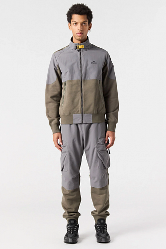 Джемпер на молнии мужской PARAJUMPERS серо-бежевый