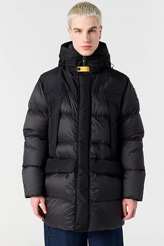 Куртка мужская удлиненная PARAJUMPERS черная