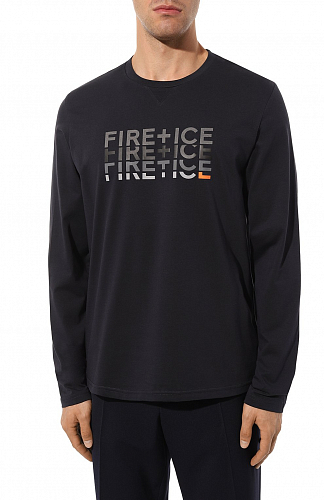 Мужской лонгслив Bogner FIRE+ICE темно-синий 